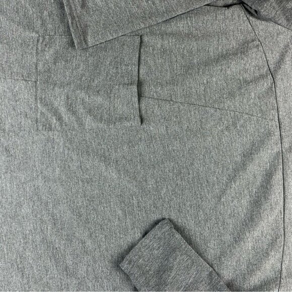 Anself Long Sleeve V-neck Dress Grey Size 2XL - Picture 6 of 7